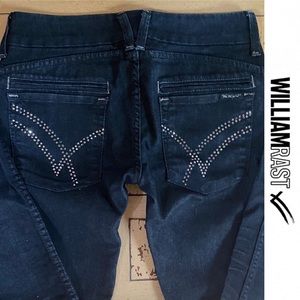 William Rast Embellished Denim Jeans